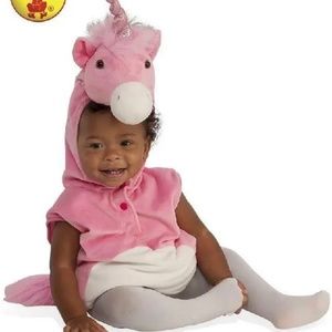 Baby Unicorn Furry Costume Infant Child Size  Licenced By Rubie's